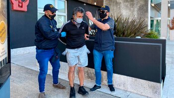 El momento de la detención