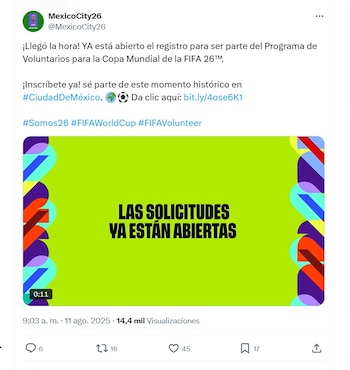 Inició el registro para ser