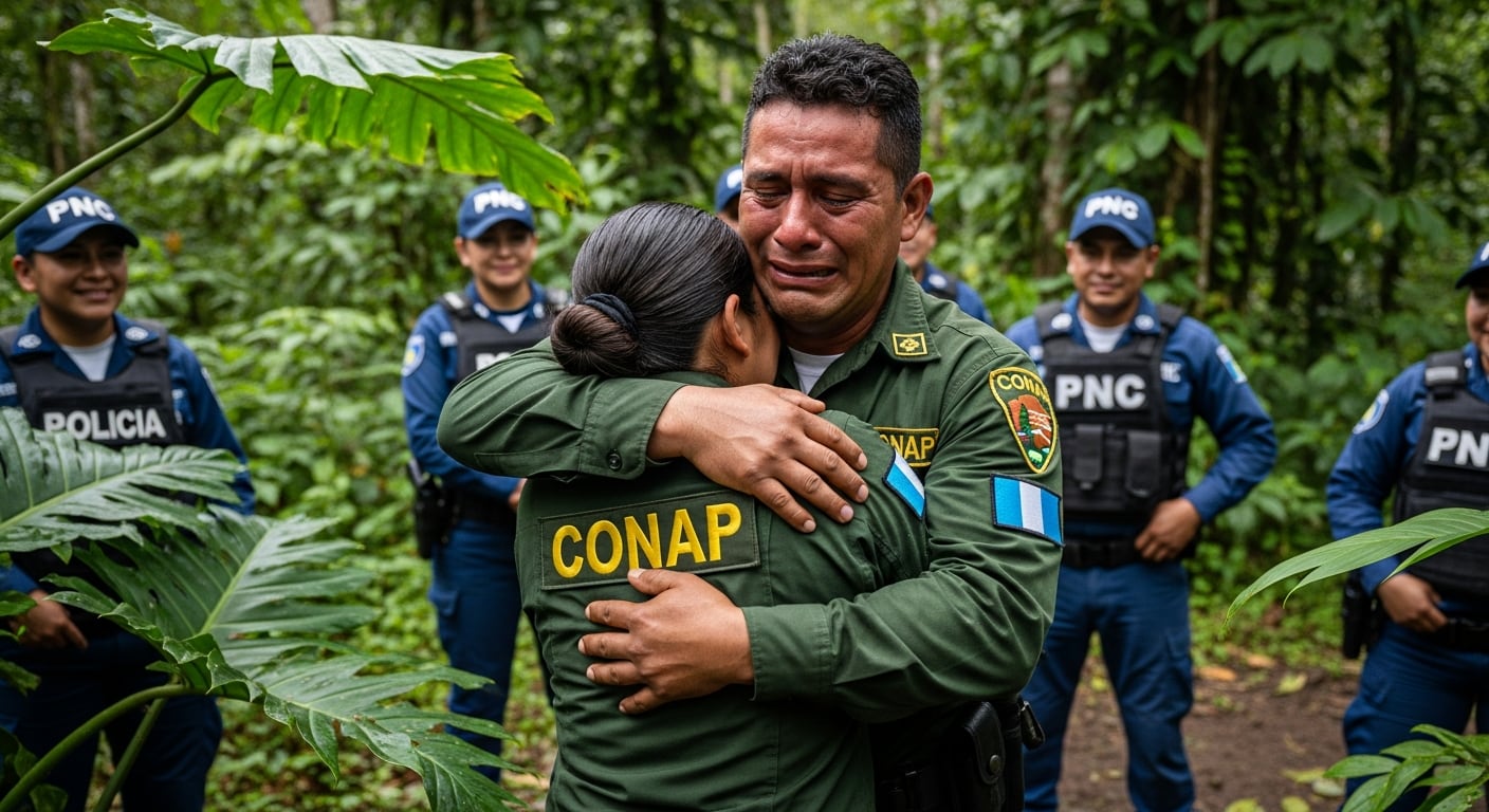 Un guardarrecursos de Guatemala queda libre tras ser retenido por invasores ilegales en el Parque Nacional Laguna Lachuá