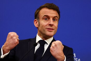 Emmanuel Macron. (Pedro Nunes)