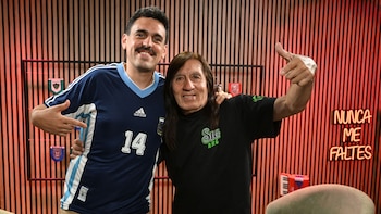 Dany Lescano con Manu Jove.