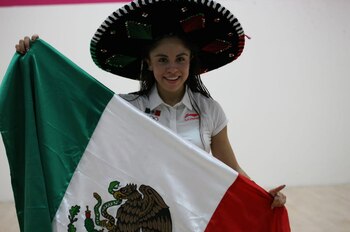 Paola Michelle Longoria López es una raquetbolista mexicana de 31 años, nació en la cuidad de San Luis Potosí (Foto: Twitter)