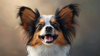 El papillón es un perro