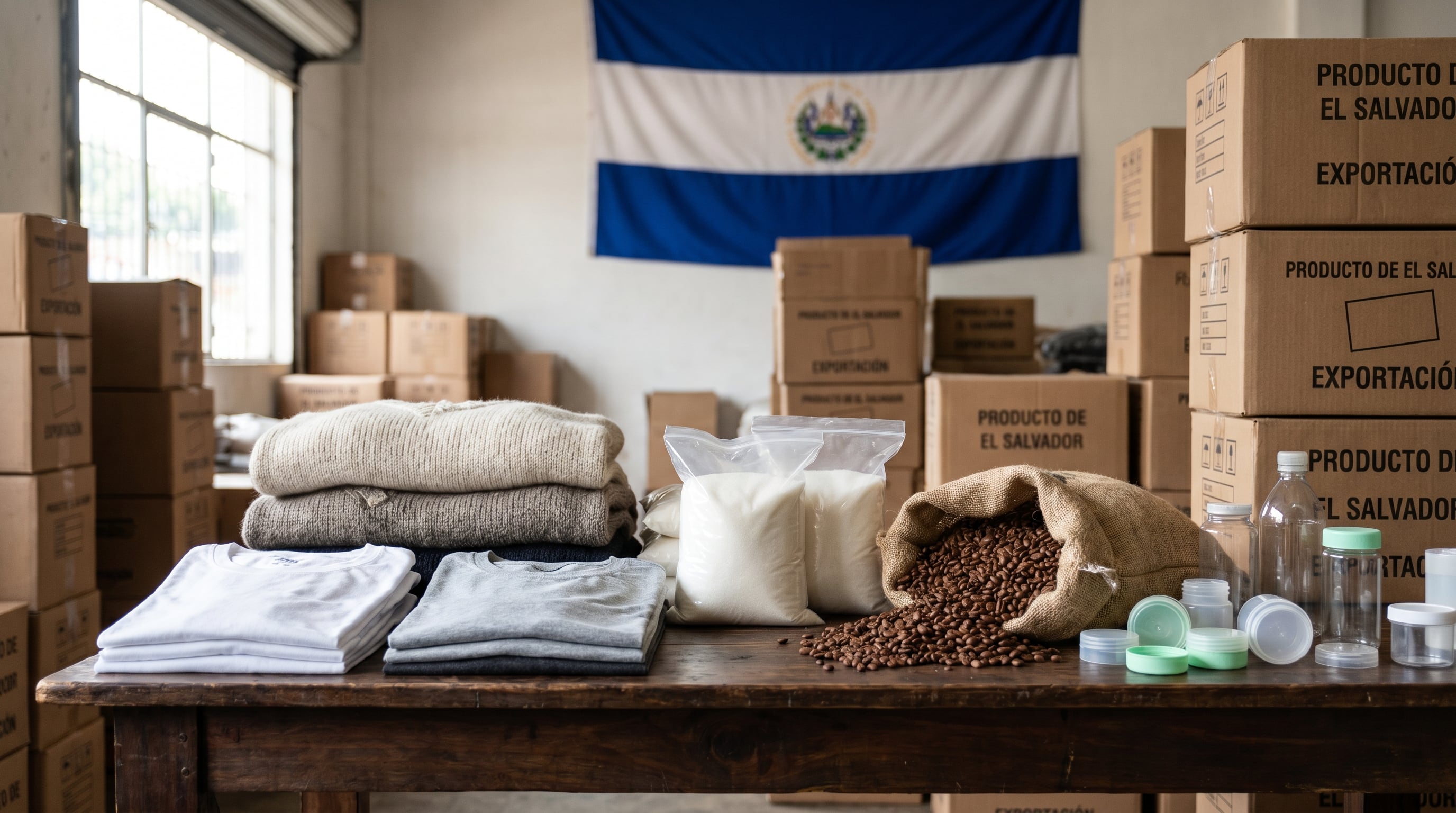 El Salvador exportó USD 2,247.8 millones entre enero y abril de 2026, con el azúcar, el café y las prendas de punto entre los principales productos vendidos al exterior. (Imagen Ilustrativa Infobae)