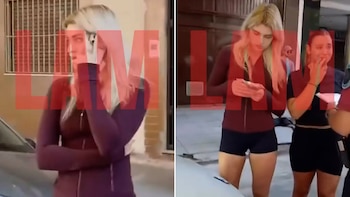 La joven modelo se quedó