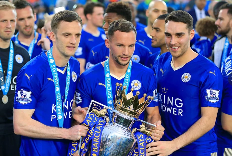 El Leicester City construyó su juego directo y efectivo gracias a la presión constante y el esfuerzo colectivo de todos los jugadores (Empics Sport)