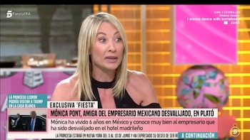 Mónica Pont en 'Fiesta' (MEDIASET).