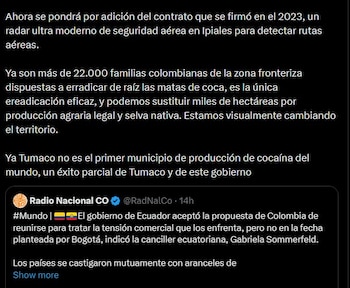 El presidente Petro propone diálogo