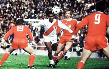 Teófilo Cubillas en el partido