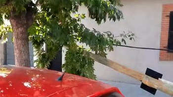 El tránsito está cortado entre