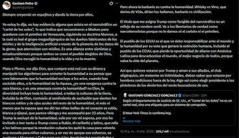 Petro le dijo senil a