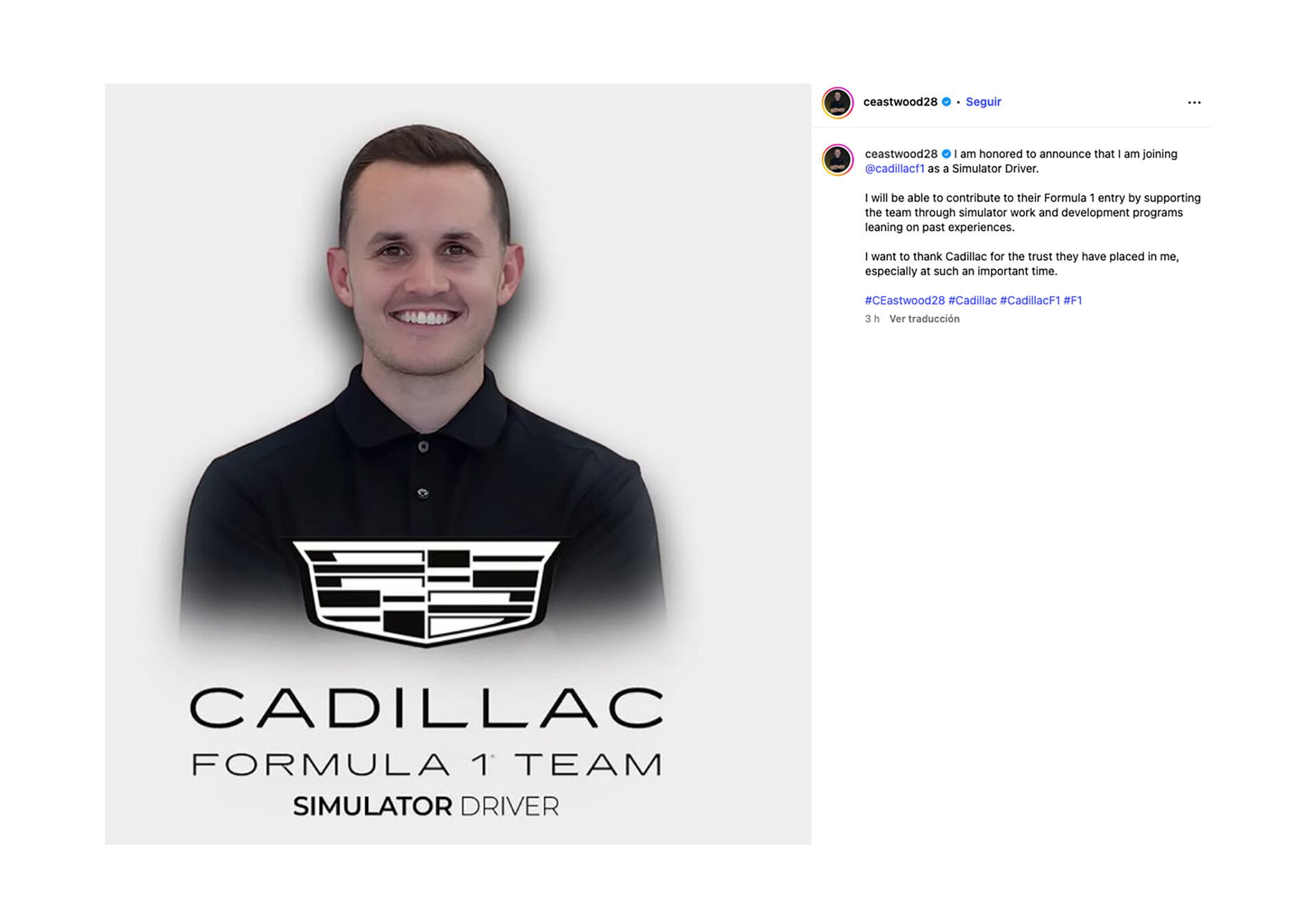 El anuncio de Charlie Eastwood