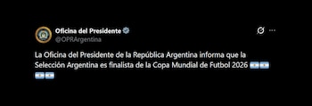 Las reacciones del arco político tras el triunfo de la selección argentin