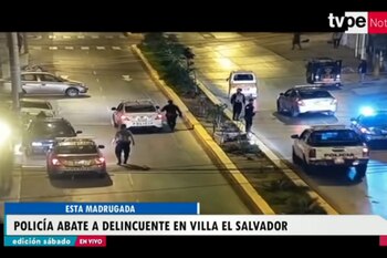 El delincuente fue herido de