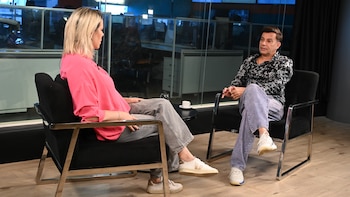 Martín Bossi con Tatiana Schapiro