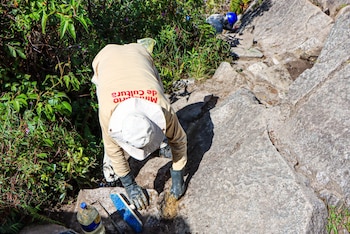 Las labores se realizaron durante un mes en la Ruta 3-A del Circuito 3 de Machupicchu. Difusión