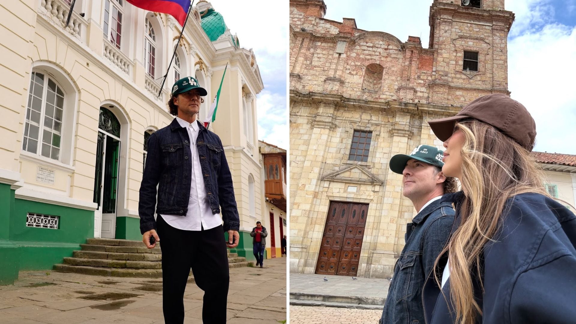 David Bisbal y su familia recorrió Bogotá, disfrutó la gastronomía y visitó la Catedral de Sal en Zipaquirá