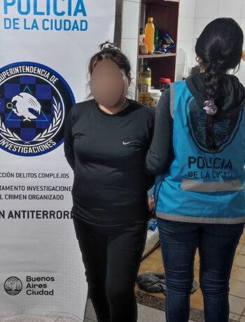 La ciudadana peruana detenida