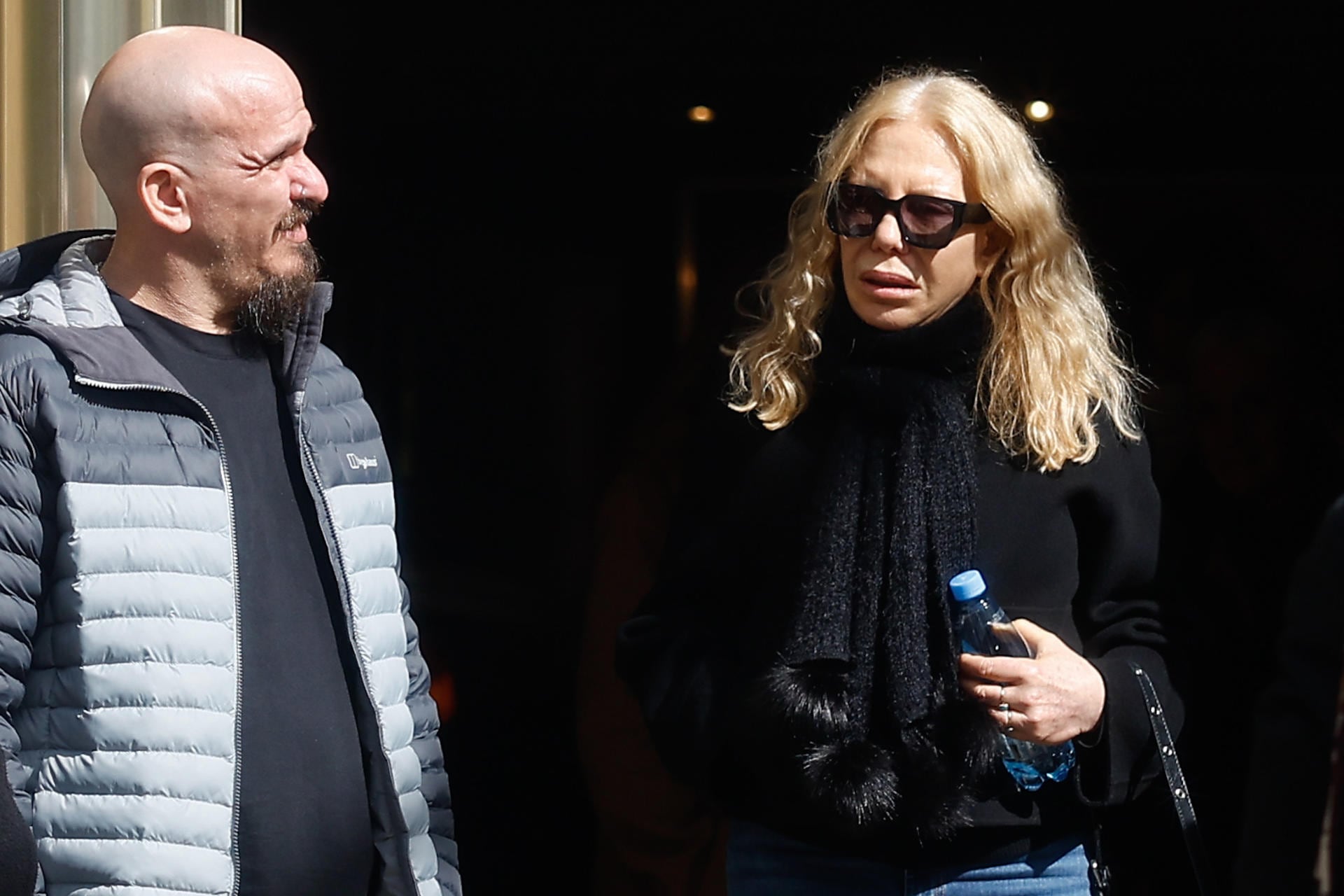 Cecilia Roth, conmovida en la última despedida al gran cineasta (EFE)