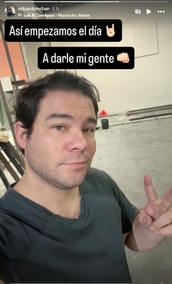 Captura de historia de Eduardo Marbán (Instagram)