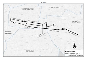 Mapa completo de la ruta