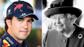 Checo Pérez e Isabel II