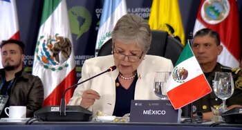 Alicia Bárcena en Colombia