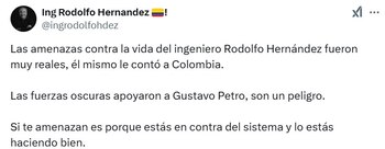 El hijo de Rodolfo Hernández