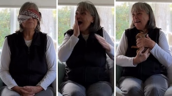 La conmovedora reacción de la madre de Agustina Cherri al sorprenderla con un cachorrito en su cumpleaños: “Es su sueño”