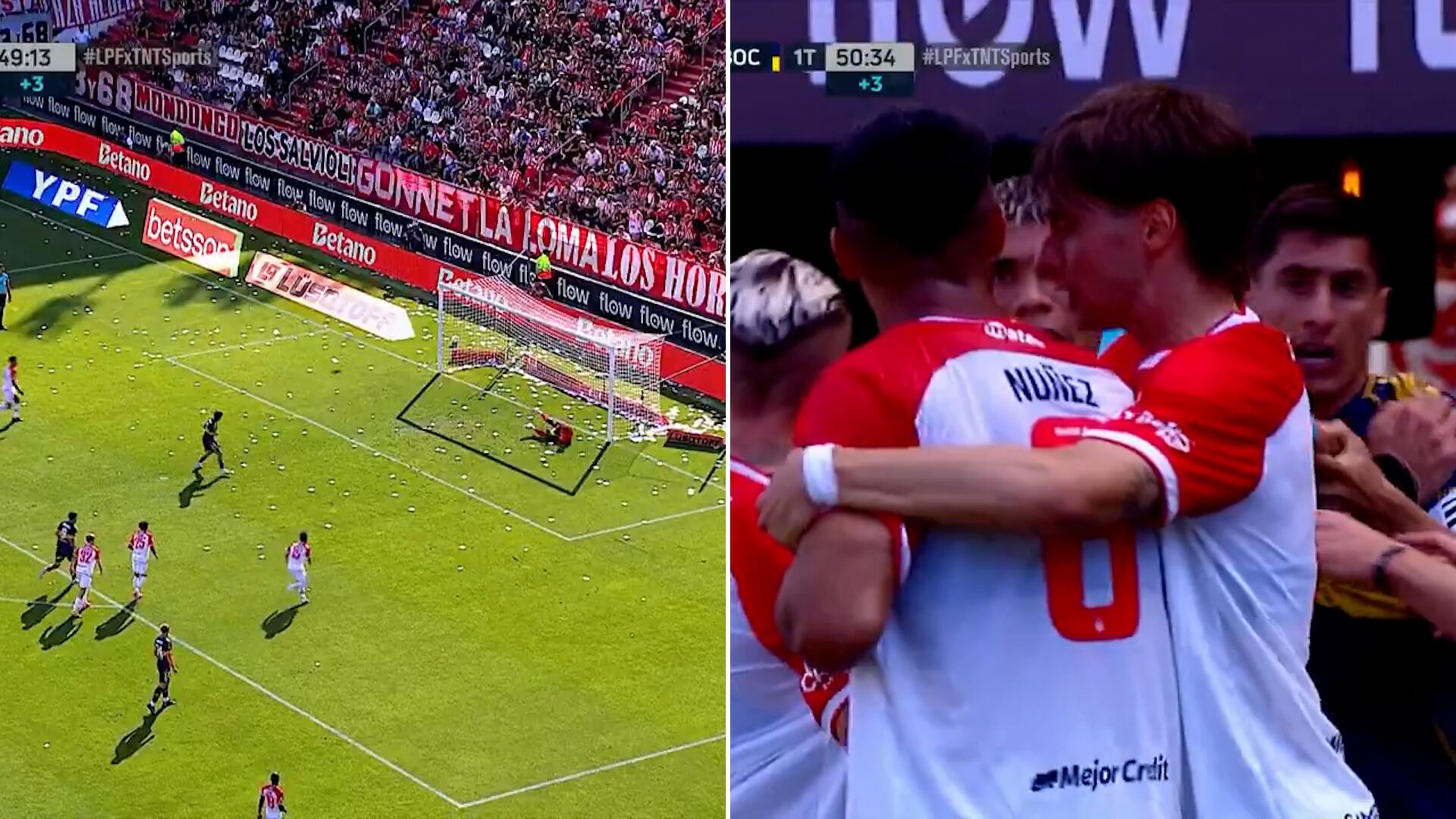 El penal errado de Zeballos y la gresca posterior