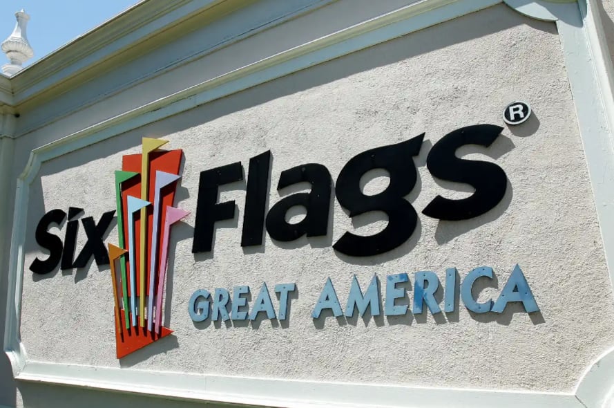 La sede de Six Flags America y su parque acuático Hurricane Harbor cerraron sus puertas definitivamente el 2 de noviembre de 2025. (Six Flags Great America in New Jersey)