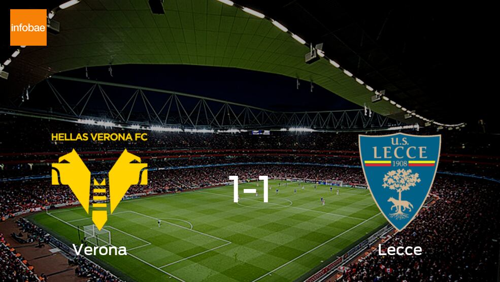 Hellas Verona 1 - 1 Lecce
