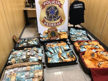 La Operación KRYPTOS, realizada por la Policía Federal de Brasil en 2021 (Policía Federal)