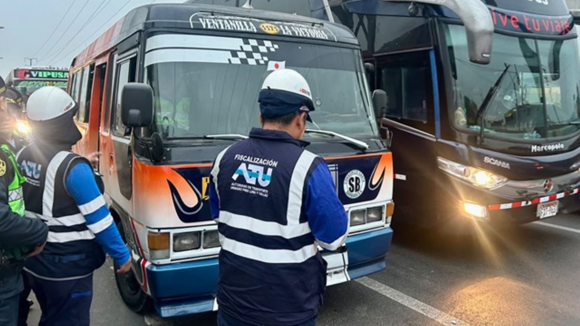 Un total de 80 vehículos con más de 30 años de antigüedad fueron retirados de circulación por las condiciones que presentaban para brindar el servicio de transporte público - Créditos: ATU.