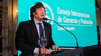 Javier Milei en el Cicyp