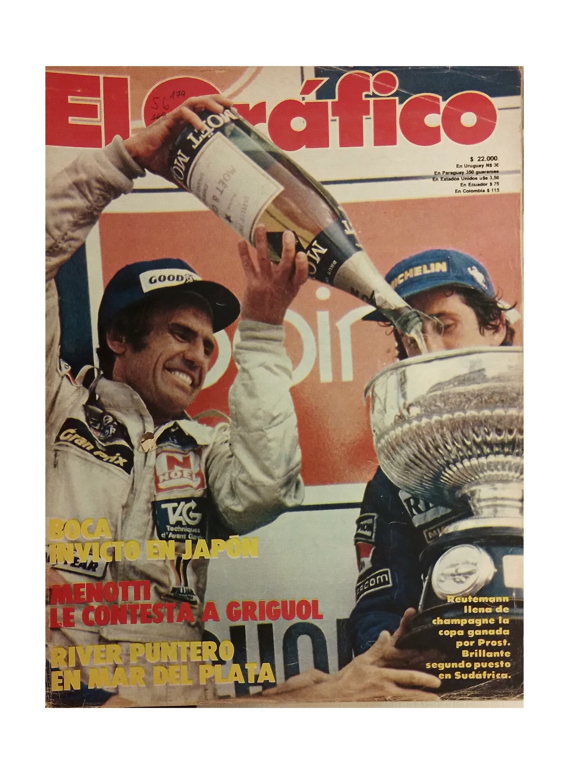 El último podio de Reutemann en el GP de Sudáfrica