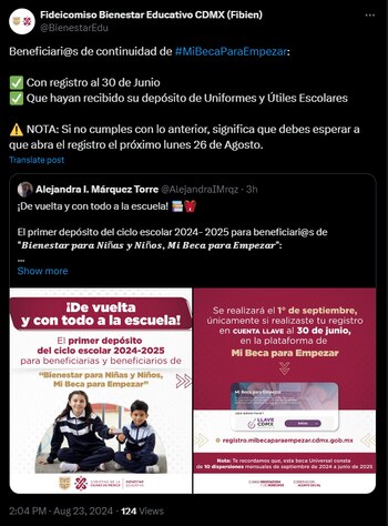 Este día se realizará el