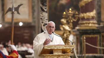 El papa Francisco revela que