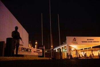 Refinería Lázaro Cárdenas en Minatitlán