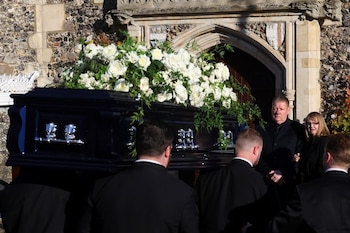 Funeral del excantante de One Direction Liam Payne en Amersham, cerca de Londres (REUTERS/Toby Melville)