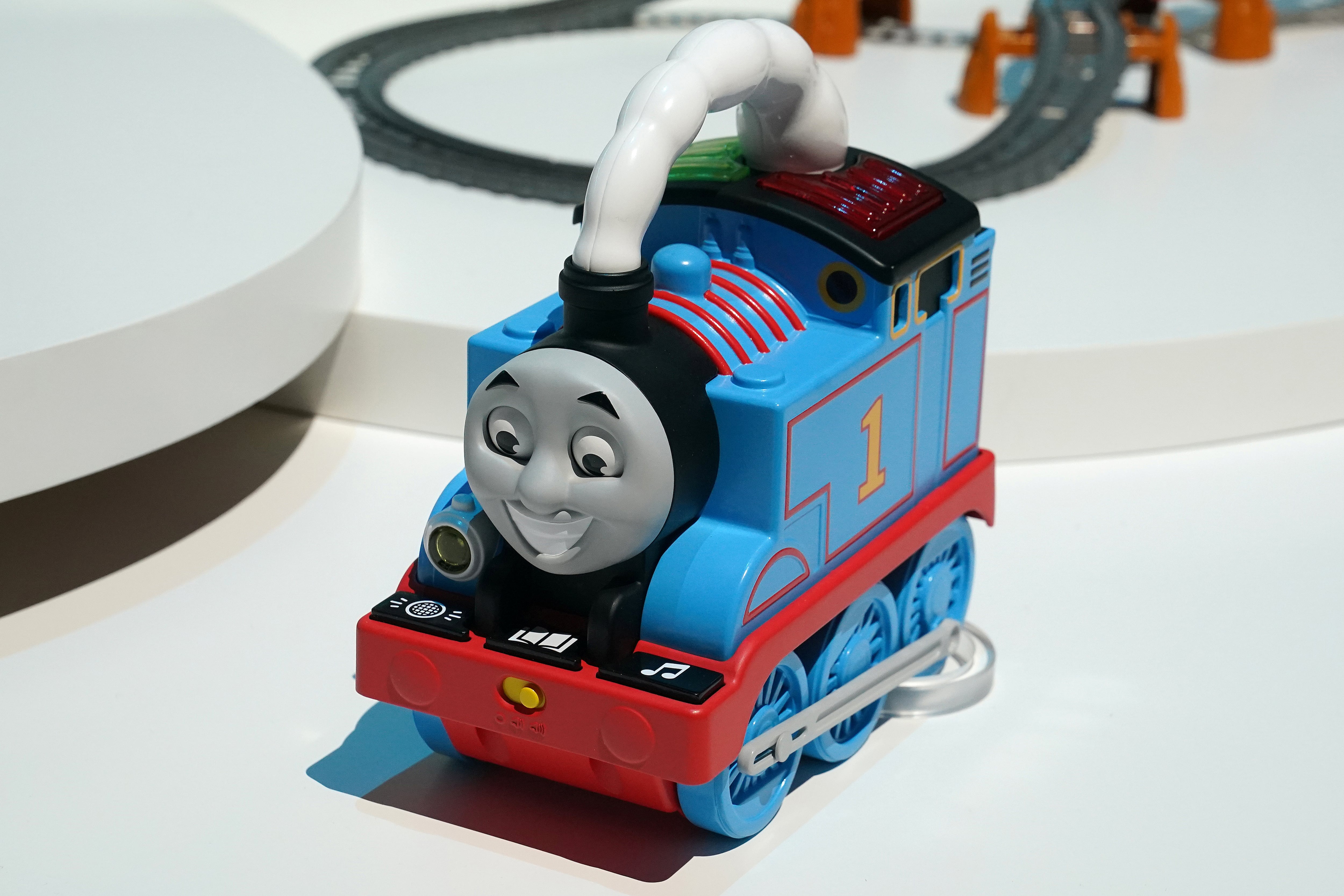 Un juguete de Thomas y sus amigos de Mattel (REUTERS/Carlo Allegri)