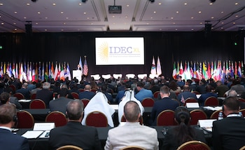 Conferencia de la IDEC, llevada a cabo este año en Argentina. Crédito: X - @OHarfuch