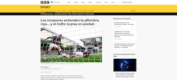 El goleador samario sigue destacándose en la Liga de Escocia-crédito BBC