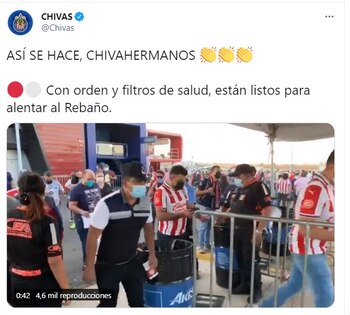 Las autoridades del estadio aclararon