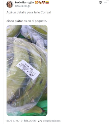 Usuarios mostraron a Julio Correal