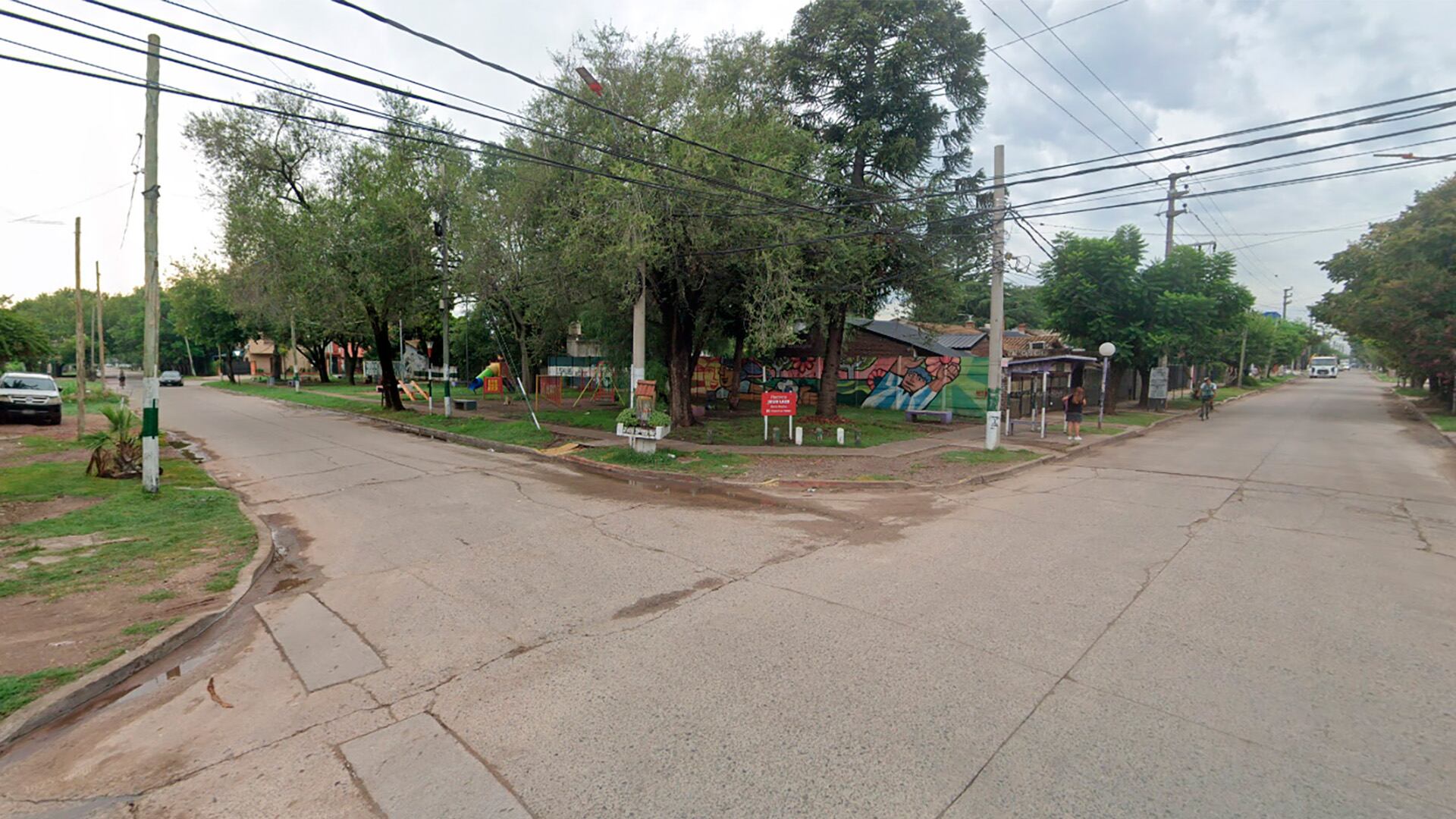 El incidente ocurrió en Isabel de Pardo, entre Coronel Juan Casacuberta y Munich (Google Maps)