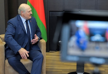 El dictador de Bielorrusia, Alexander Lukashenko
