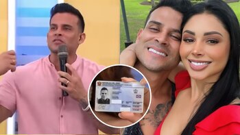 Christian Domínguez mostró su DNI