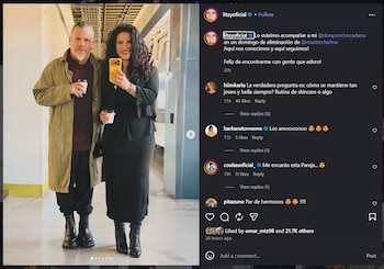 El chef Poncho Cadena aseguró públicamente que no existe separación y aclaró la decisión conjunta de posponer la boda (IG)