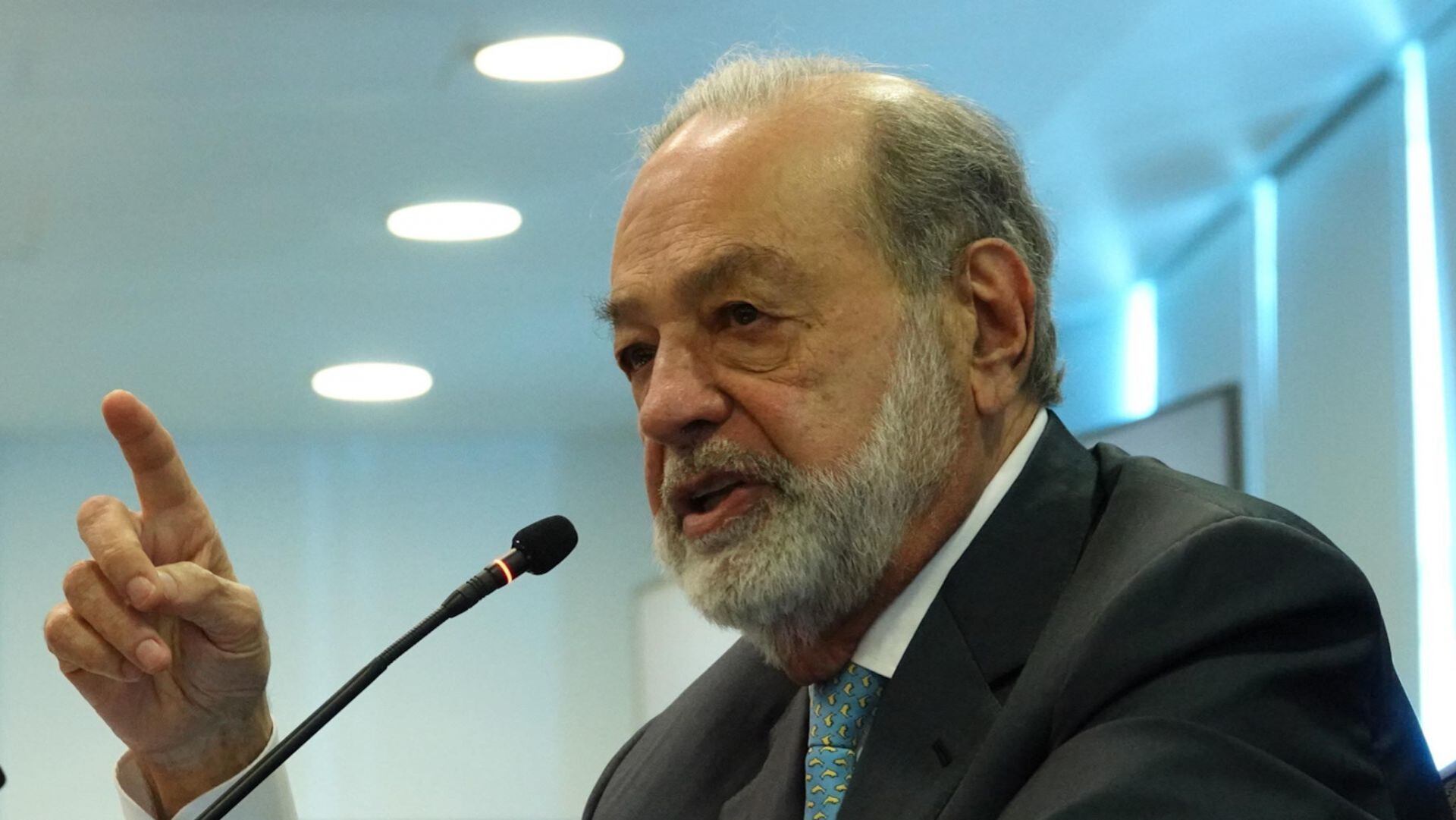 El ingeniero Carlos Slim durante una conferencia de prensa en las instalaciones de Inbursa Grupo Financiero (GRACIELA LÓPEZ/CUARTOSCURO.COM)
